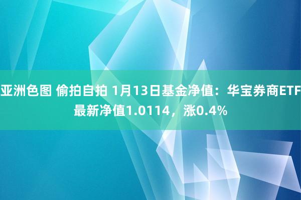 亚洲色图 偷拍自拍 1月13日基金净值：华宝券商ETF最新净值1.0114，涨0.4%